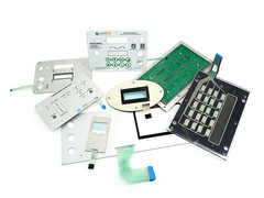 Aluminiumbeistand-Haustier-Membranschalter mit Buchse