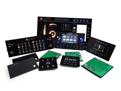 Kapazitiver Membranschalter des Polyester-HMI für Haushaltsgerät